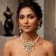 Handcrafted Meenakari Kundan Glass Bead Necklace